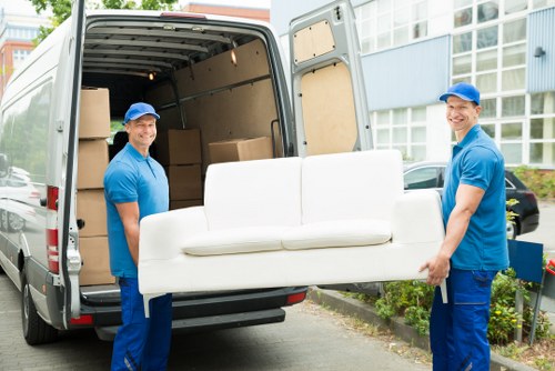 Local movers handling an office move in Bayswater streets