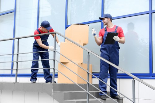 Customer service team reviewing a moving complaint form