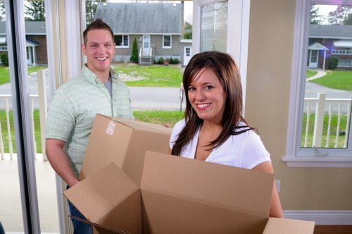 Van loading furniture and boxes in Bayswater
