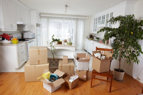 Removal truck and crew preparing for a furniture relocation in Bayswater