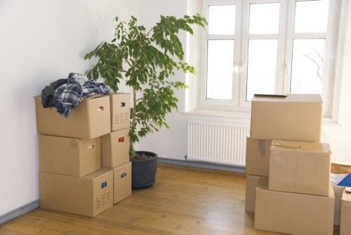 Careful box preparation and labelling during a local move