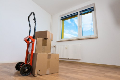 House removal team managing access challenges in Bayswater