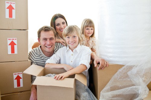 Local removals van prepared for a residential move in Bayswater