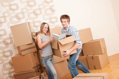 Professional removal service planning access and parking for a Bayswater property