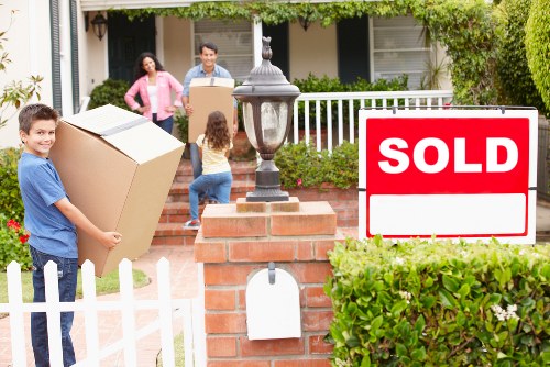 Household items packed and ready for transport by a Bayswater removal company