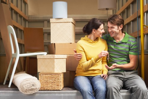 Local crew collecting bedroom furniture from a Bayswater property